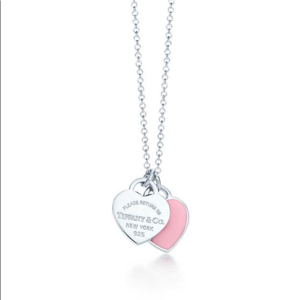 Mini Double Heart Tag Pendant